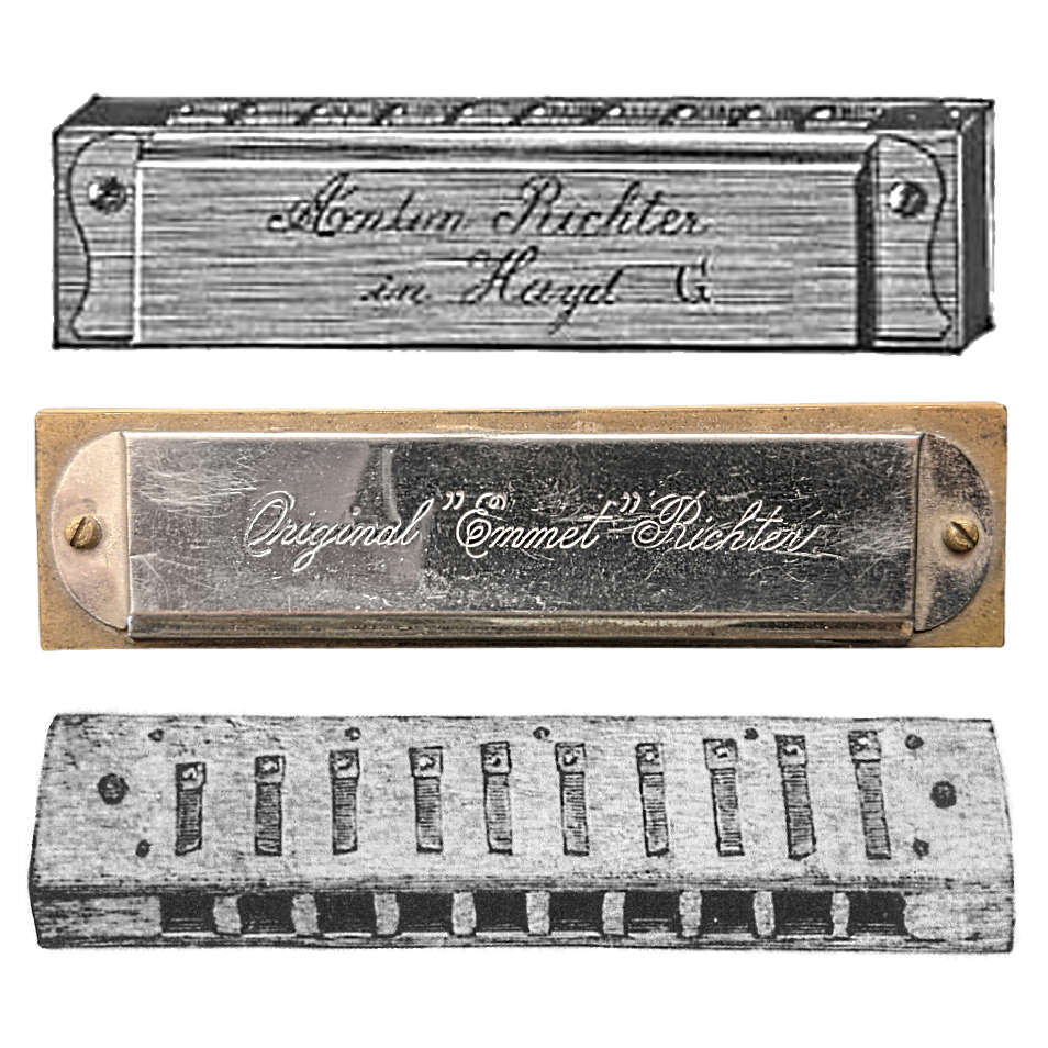 Hohner porte harmonica pour les Richter 10 trous